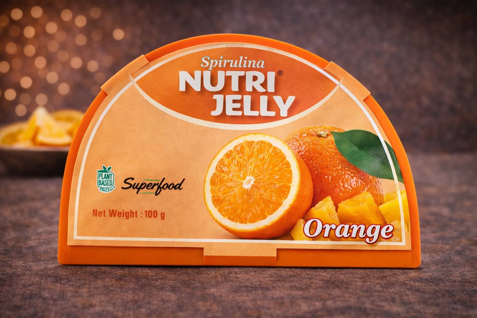 Spirulina Nutri Jelly orange flavour pack