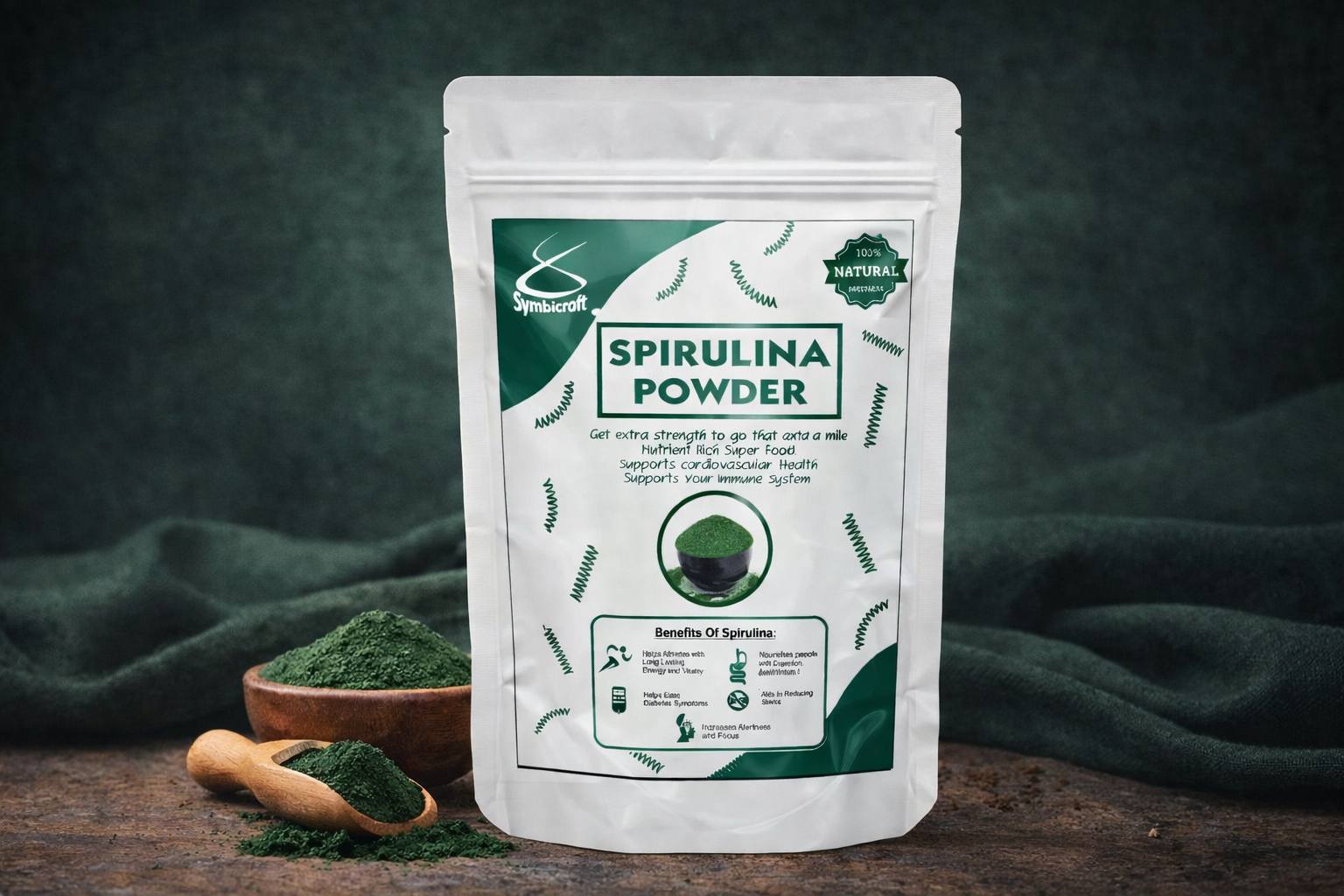Spirulina Powder pouch